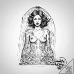 A neo-traditional tattoo of the main characte… – tattoo sketch (№1751314953_0, 30.06.2025 20:22) — tattoovalue.net