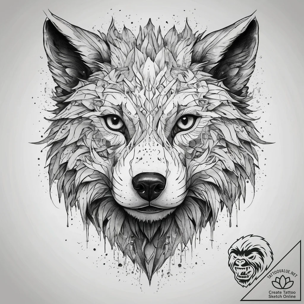 A trash polka composition of the corruption o... - tattoo sketch (№1751316946_0, 30.06.2025 20:55) — tattoovalue.net