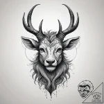 A sketch of the faun, both charming and frigh… – tattoo sketch (№1751319650_0, 30.06.2025 21:40) — tattoovalue.net
