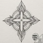 A watercolor sketch of an orange, a symbol of… – tattoo sketch (№1751322976_0, 30.06.2025 22:36) — tattoovalue.net
