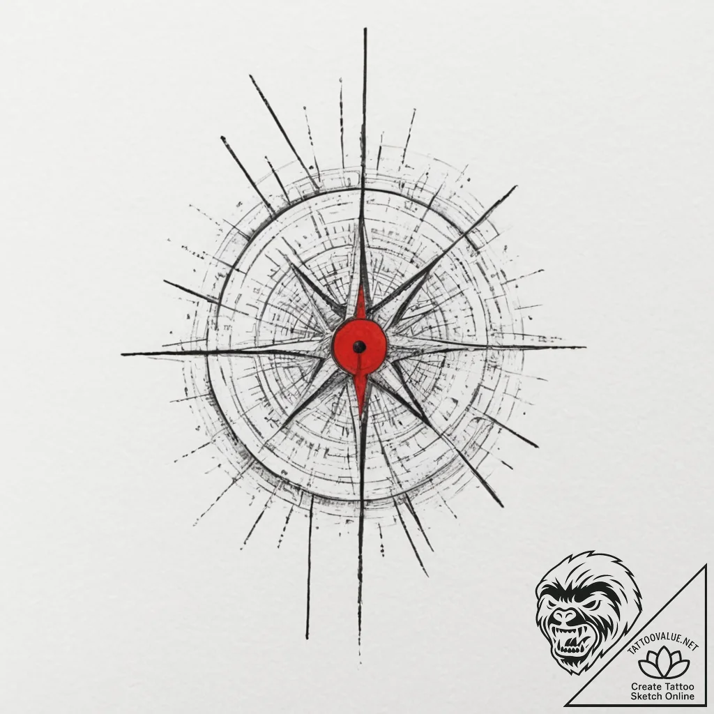 Pulsar map, tattoo sketch design, moderately... - tattoo sketch (№1751323607_0, 30.06.2025 22:46) — tattoovalue.net