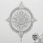 A linework tattoo of a “gold pencil” from the… – tattoo sketch (№1751324401_0, 30.06.2025 23:00) — tattoovalue.net