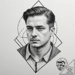 A sketch of the final scene of inglourious ba… – tattoo sketch (№1751324799_0, 30.06.2025 23:06) — tattoovalue.net