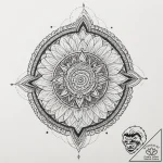 ведьмак (the witcher), tattoo drawing outline… – tattoo sketch (№1751329336_0, 01.07.2025 00:22) — tattoovalue.net