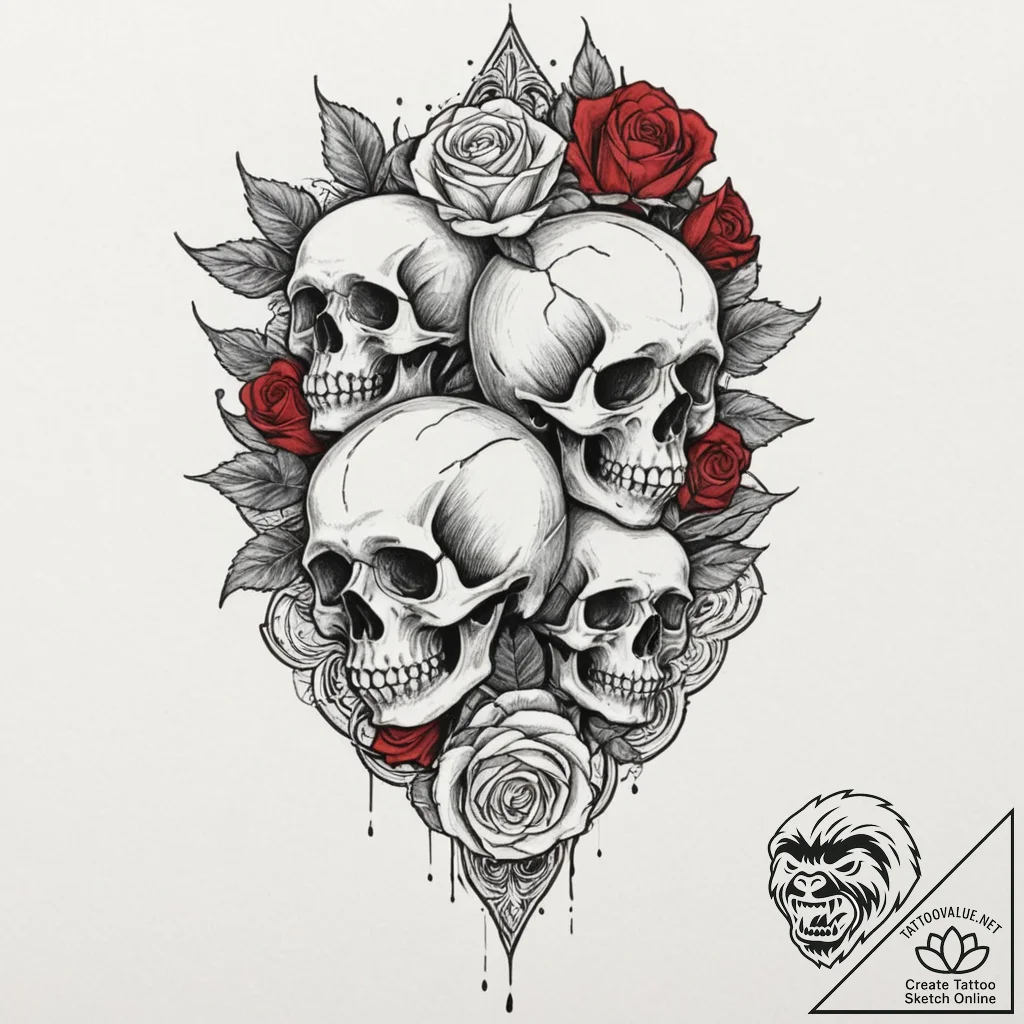 Strength (symbol), ink illustration for tatto... - tattoo sketch (№1751329573_0, 01.07.2025 00:26) — tattoovalue.net
