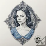 A sketch of the main characters from westworl… – tattoo sketch (№1751330693_0, 01.07.2025 00:44) — tattoovalue.net