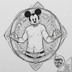 A graphic novel style tattoo of mickey o’neil… – tattoo sketch (№1751330939_0, 01.07.2025 00:48) — tattoovalue.net