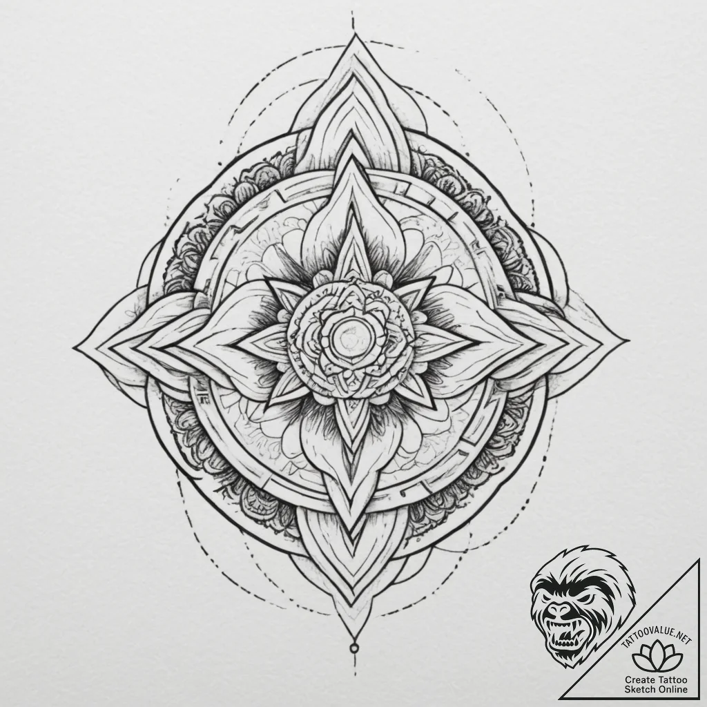 A hand with glowing circuit tattoos, concept... - tattoo sketch (№1751332217_0, 01.07.2025 01:10) — tattoovalue.net