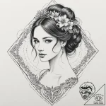 A linework tattoo of the iconic silhouette of… – tattoo sketch (№1751332452_0, 01.07.2025 01:14) — tattoovalue.net