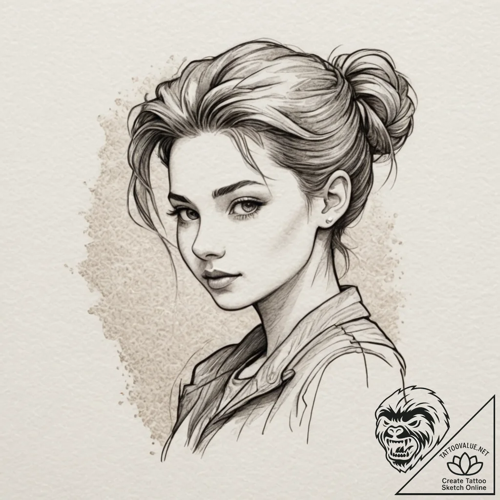 A watercolor tattoo of the main character fro... - tattoo sketch (№1751333328_0, 01.07.2025 01:28) — tattoovalue.net