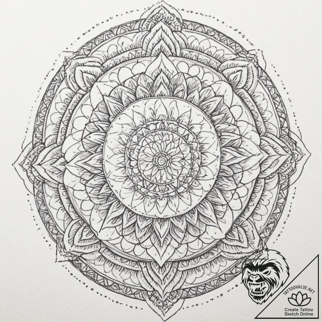 Domes, tattoo drawing outline, dotwork shadin... - tattoo sketch (№1751334127_0, 01.07.2025 01:42) — tattoovalue.net