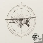 A graphic novel panel of porco rosso, the pig… – tattoo sketch (№1751335332_0, 01.07.2025 02:02) — tattoovalue.net