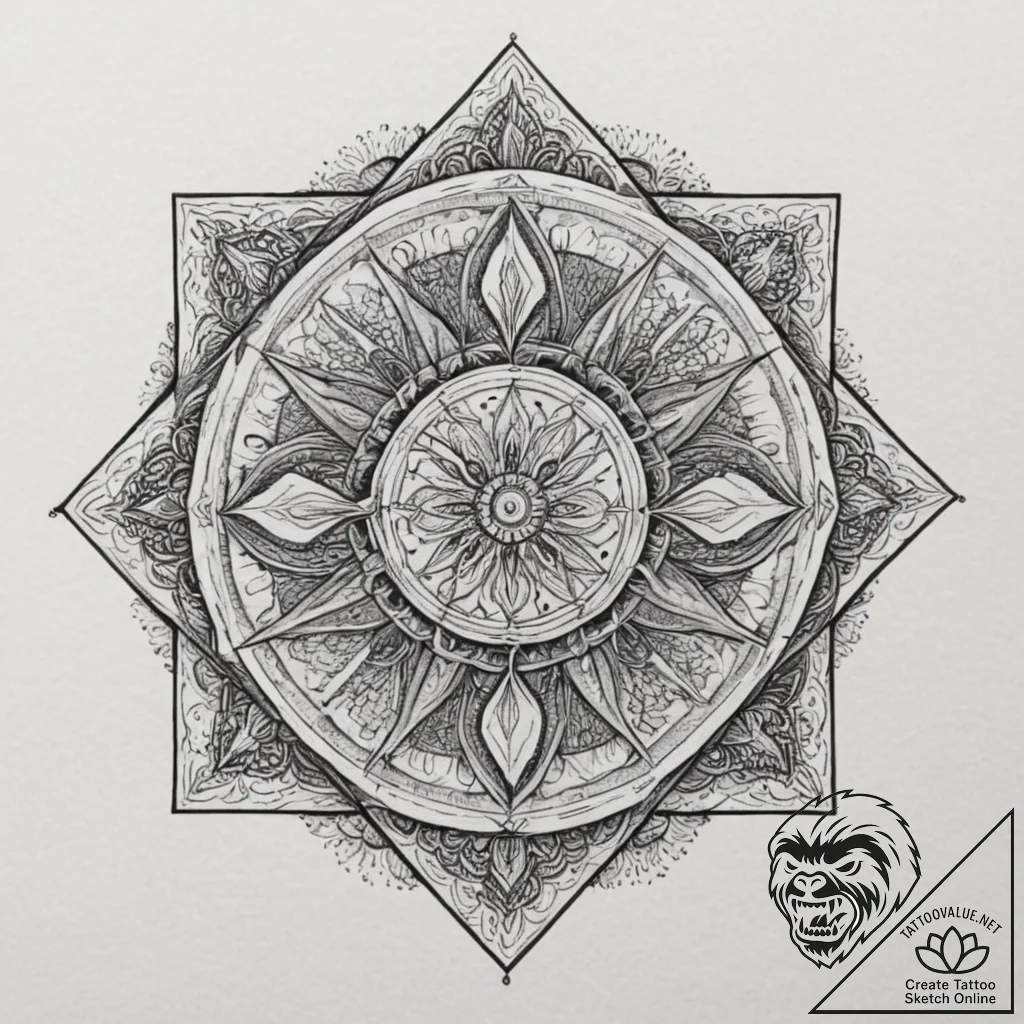 A linework tattoo of the lament configuration... - tattoo sketch (№1751336133_0, 01.07.2025 02:15) — tattoovalue.net