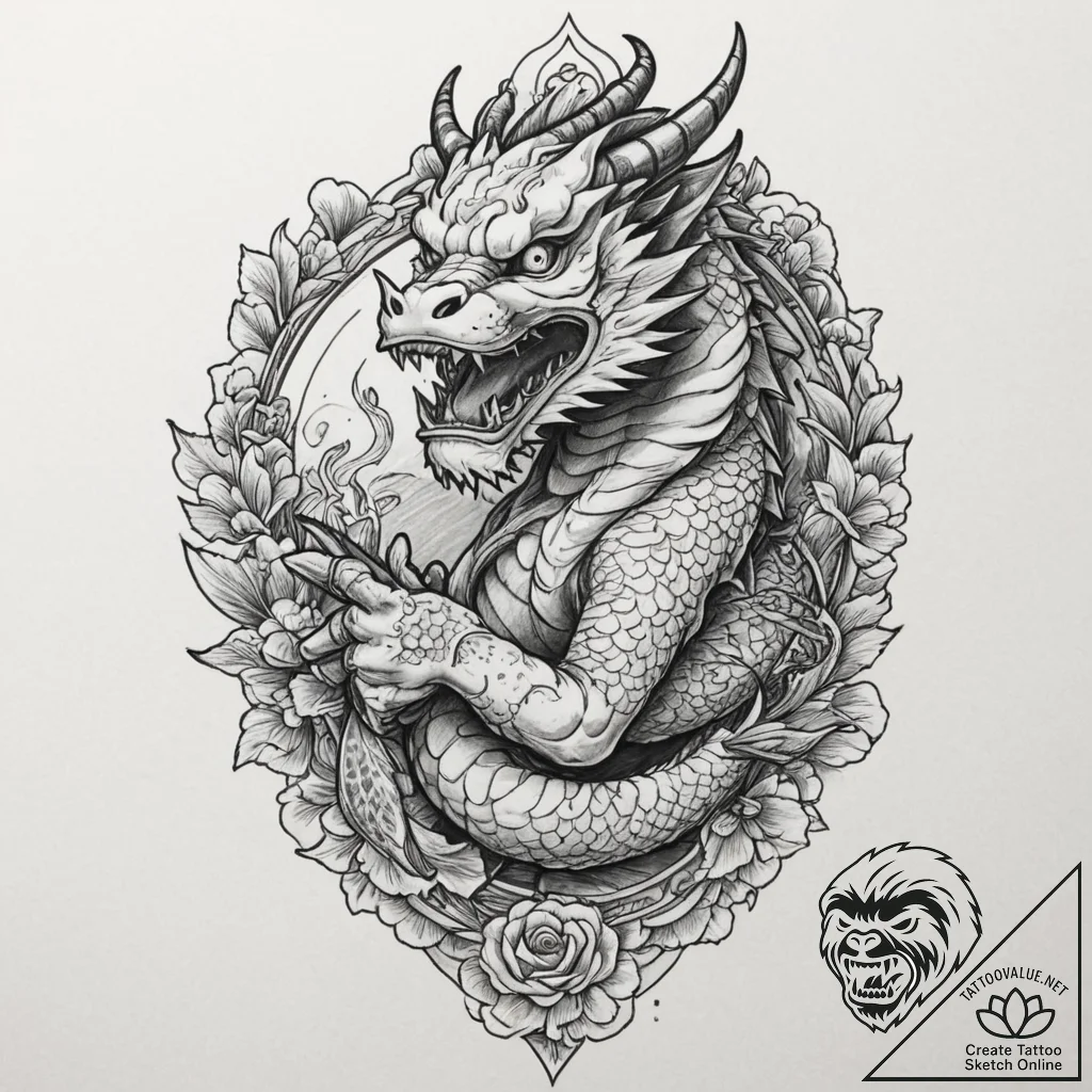 A dotwork tattoo of the mummy (imhotep), wrap... - tattoo sketch (№1751340466_0, 01.07.2025 03:27) — tattoovalue.net