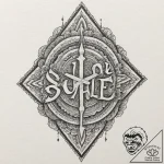 A chicano lettering tattoo of “it’s a deal, i… – tattoo sketch (№1751340712_0, 01.07.2025 03:31) — tattoovalue.net