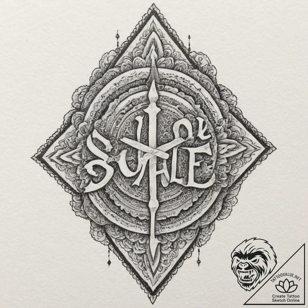 A chicano lettering tattoo of "it's a deal, i... - tattoo sketch (№1751340712_0, 01.07.2025 03:31) — tattoovalue.net