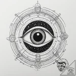 137. (2001: a space odyssey) a dotwork tattoo… – tattoo sketch (№1751341429_0, 01.07.2025 03:43) — tattoovalue.net
