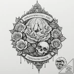 A watercolor tattoo of the spirit world’s foo… – tattoo sketch (№1751341752_0, 01.07.2025 03:49) — tattoovalue.net