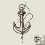 A linework tattoo of the waystar royco logo,,… – tattoo sketch (№1751342391_0, 01.07.2025 03:59) — tattoovalue.net