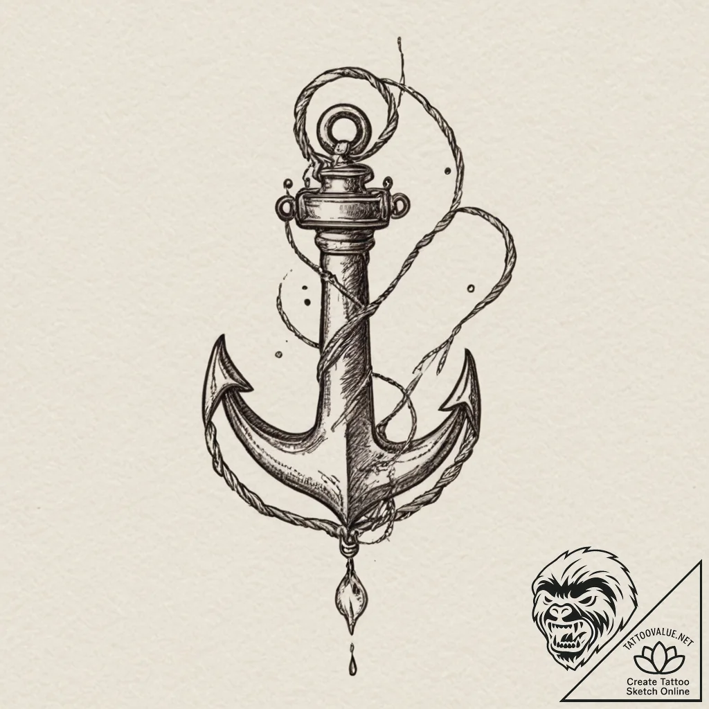 A linework tattoo of the waystar royco logo,,... - tattoo sketch (№1751342391_0, 01.07.2025 03:59) — tattoovalue.net