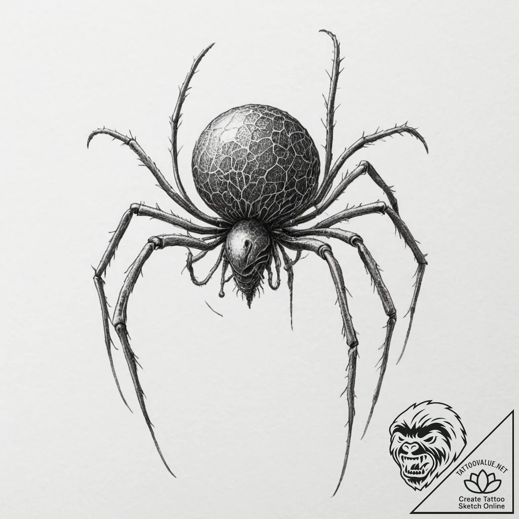 Bacteriophage, concept art for tattoo, highly... - tattoo sketch (№1751342557_0, 01.07.2025 04:02) — tattoovalue.net