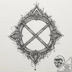 A hobo sign/symbol, artistic tattoo sketch, w… – tattoo sketch (№1751343193_0, 01.07.2025 04:13) — tattoovalue.net