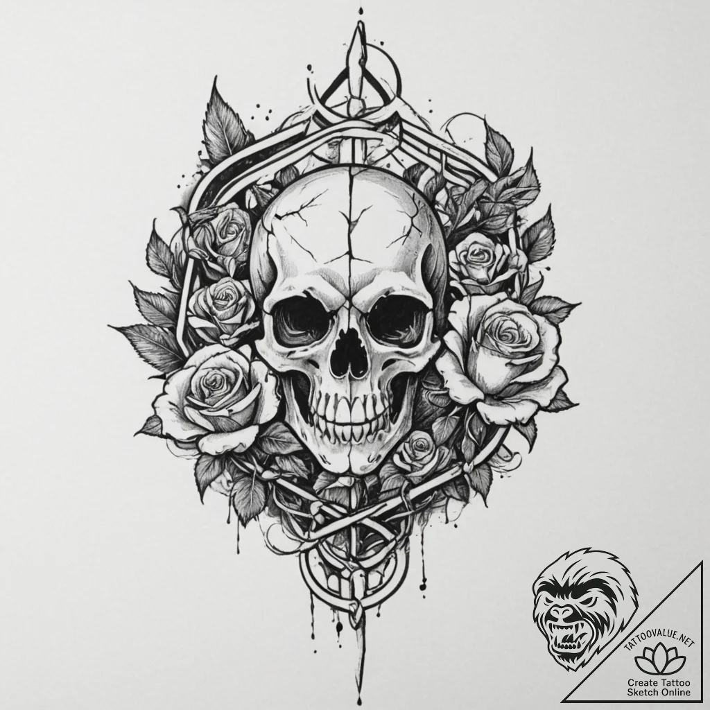 Bacteriophage, tattoo flash sheet design, bol... - tattoo sketch (№1751347897_0, 01.07.2025 05:31) — tattoovalue.net