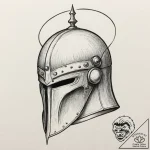 A neo-traditional tattoo of the nilfgaardian… – tattoo sketch (№1751349723_0, 01.07.2025 06:02) — tattoovalue.net