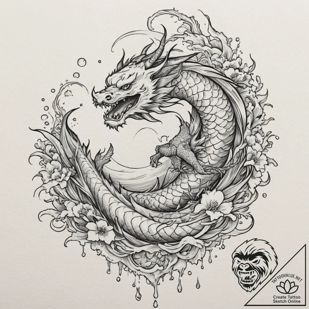 A graphic novel panel of the bloody snow from... - tattoo sketch (№1751351442_0, 01.07.2025 06:30) — tattoovalue.net
