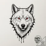 Fenrir (the wolf), tattoo flash sheet design,… – tattoo sketch (№1751352250_0, 01.07.2025 06:44) — tattoovalue.net