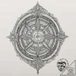 Linework tattoo of the jedi order symbol, cle… – tattoo sketch (№1751353368_0, 01.07.2025 07:02) — tattoovalue.net