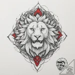 A watercolor sketch of a majestic griffin, ha… – tattoo sketch (№1751353606_0, 01.07.2025 07:06) — tattoovalue.net
