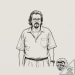 A sketch of walter sobchak from the big lebow… – tattoo sketch (№1751354971_0, 01.07.2025 07:29) — tattoovalue.net