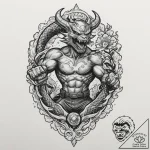 A neo-traditional tattoo of captain america l… – tattoo sketch (№1751355049_0, 01.07.2025 07:30) — tattoovalue.net