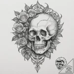 Fallen angel, tattoo drawing outline, moderat… – tattoo sketch (№1751356763_0, 01.07.2025 07:59) — tattoovalue.net