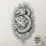 Hawk, concept art for tattoo, soft whip shadi… – tattoo sketch (№1751358763_0, 01.07.2025 08:32) — tattoovalue.net