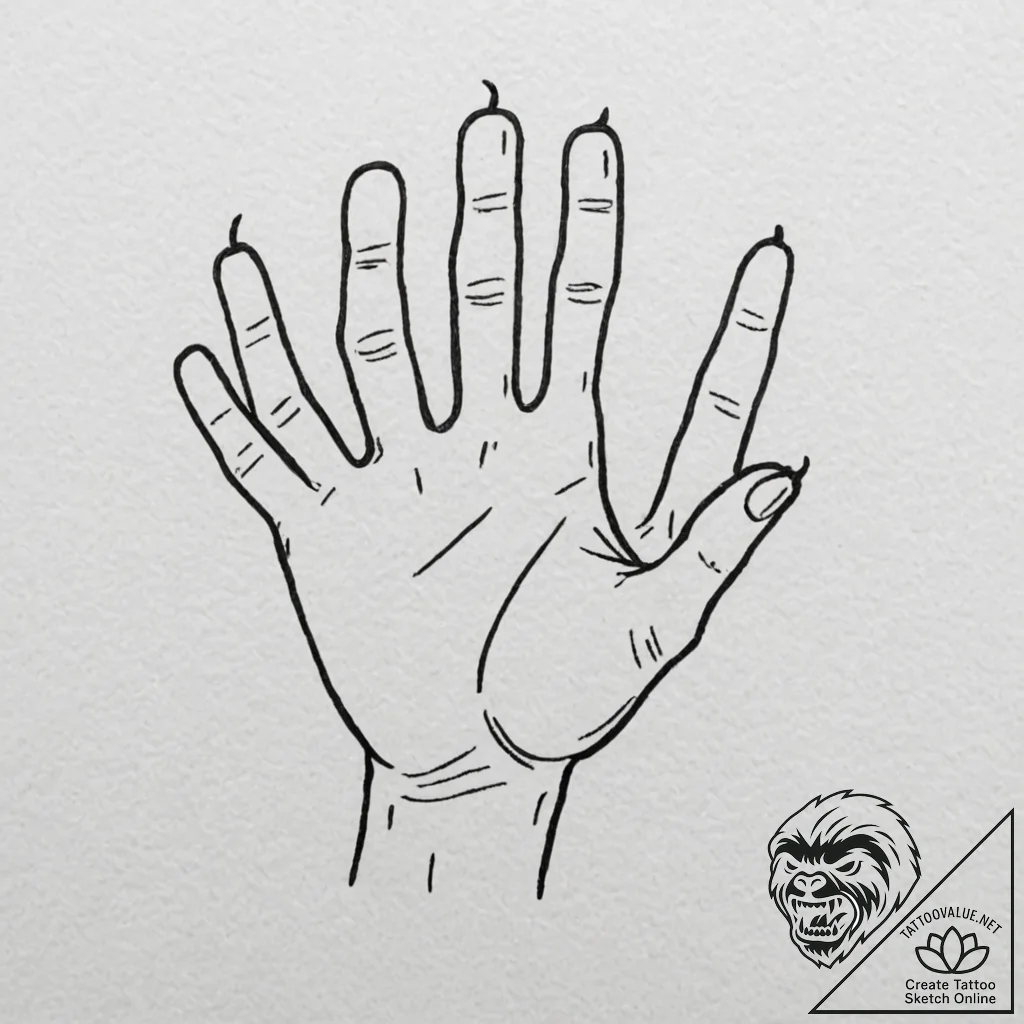 A graphic novel panel of the "they're heeeere... - tattoo sketch (№1751364481_0, 01.07.2025 10:08) — tattoovalue.net