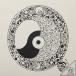 A dotwork design of the yin-yang symbol made… – tattoo sketch (№1751364715_0, 01.07.2025 10:11) — tattoovalue.net