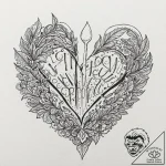 A graphic tattoo of the phrase “there is no s… – tattoo sketch (№1751368015_0, 01.07.2025 11:06) — tattoovalue.net