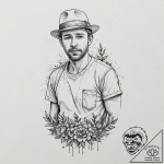 гай ричи (guy ritchie universe), ink illustra… – tattoo sketch (№1751368486_0, 01.07.2025 11:14) — tattoovalue.net
