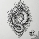 A fountain pen nib, concept art for tattoo, b… – tattoo sketch (№1751369430_0, 01.07.2025 11:30) — tattoovalue.net