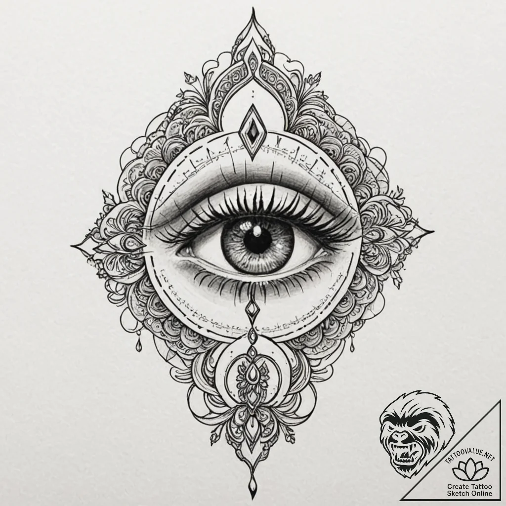 Eye of ra, tattoo flash sheet design, aesthet... - tattoo sketch (№1751374377_0, 01.07.2025 12:52) — tattoovalue.net