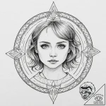 A graphic novel panel of the final scene from… – tattoo sketch (№1751375082_0, 01.07.2025 13:04) — tattoovalue.net