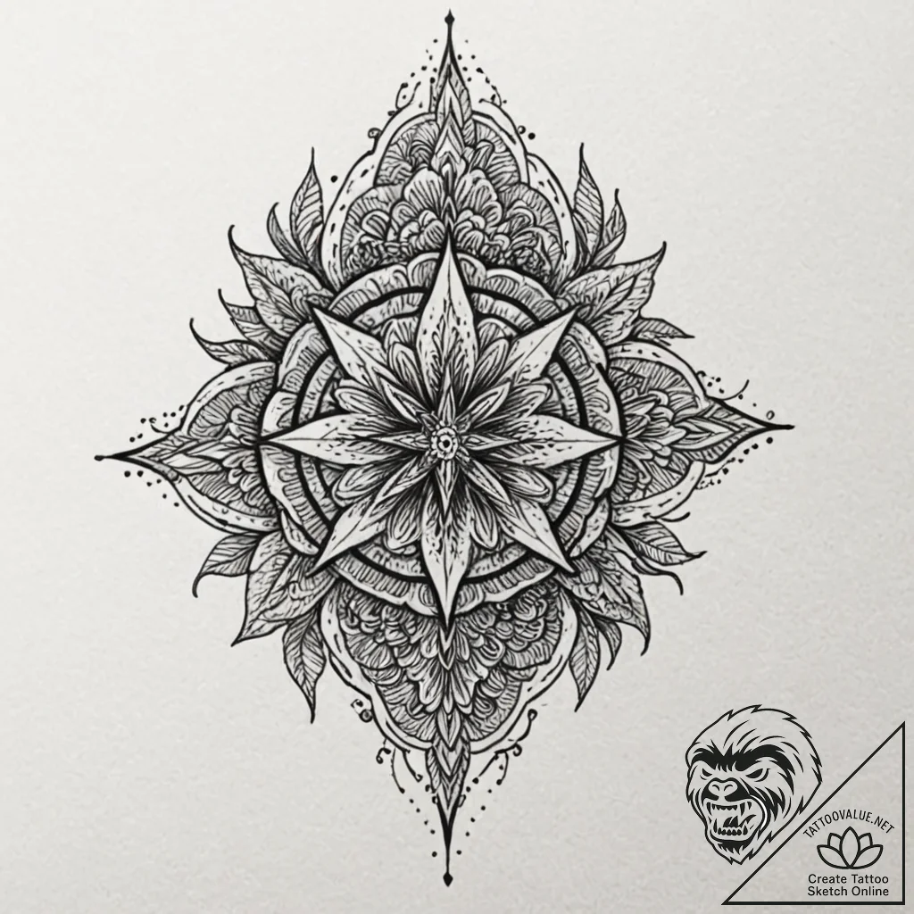Patterns, concept art for tattoo, no backgrou... - tattoo sketch (№1751375556_0, 01.07.2025 13:12) — tattoovalue.net
