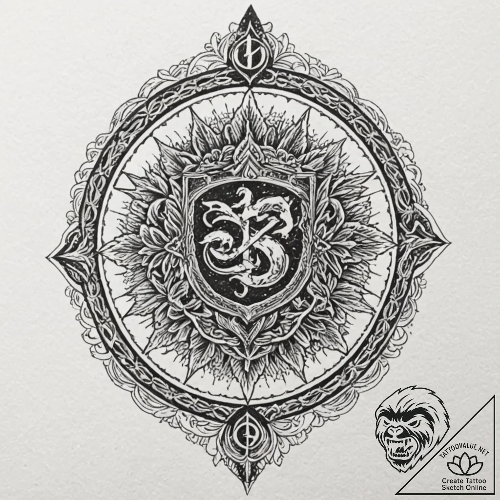 A flash sheet of the four hogwarts house cres... - tattoo sketch (№1751377489_0, 01.07.2025 13:44) — tattoovalue.net