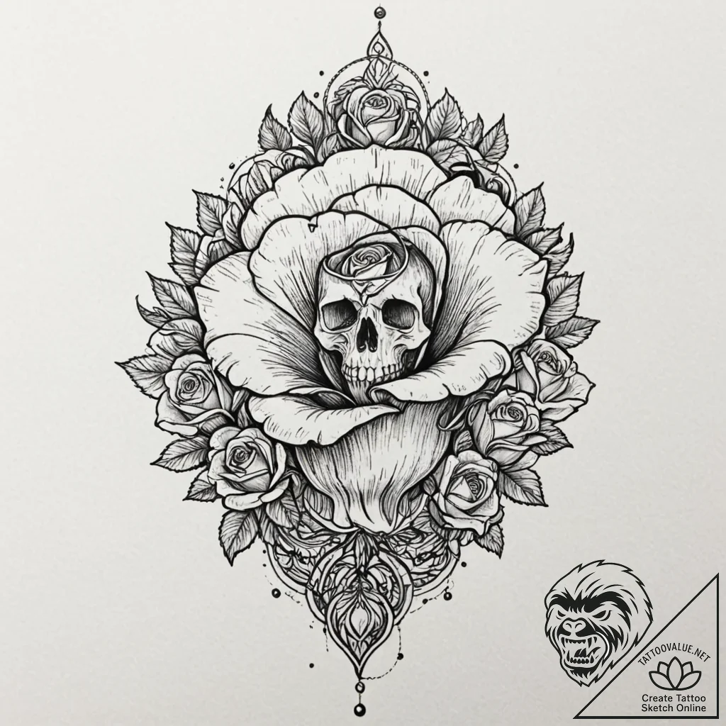 A venus flytrap closing, tattoo drawing outli... - tattoo sketch (№1751379851_0, 01.07.2025 14:24) — tattoovalue.net