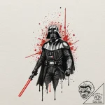A lightsaber hilt (specific, e.g., luke’s or… – tattoo sketch (№1751388428_0, 01.07.2025 16:47) — tattoovalue.net