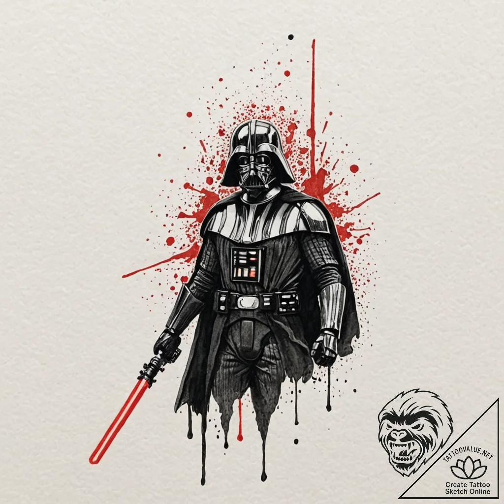 A lightsaber hilt (specific, e.g., luke's or... - tattoo sketch (№1751388428_0, 01.07.2025 16:47) — tattoovalue.net