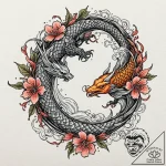Huginn and muninn (odin’s ravens), tattoo fla… – tattoo sketch (№1751388899_0, 01.07.2025 16:54) — tattoovalue.net