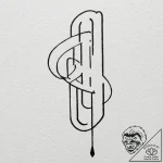 A safety pin, tattoo sketch design, bold outl… – tattoo sketch (№1751389685_0, 01.07.2025 17:08) — tattoovalue.net